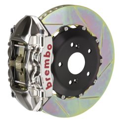 Brembo 16+ Miata MX-5 (ND) Front GTR BBK 4 Piston Billet 328x28 2pc Rotor Slotted Type1 - Nickel