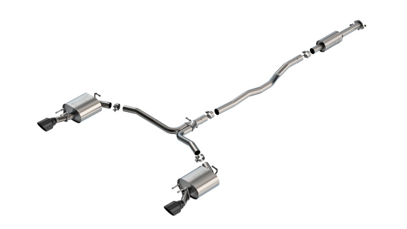 Borla 20-24 Toyota Camry TRD 3.5L V6 FWD S-Type Cat-back - Black Chrome
