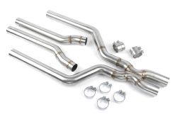 Dinan 20-23 BMW X5 M/X6 M (F95/F96) High Flow Middle Exhaust - 3.25in - Stainless Steel