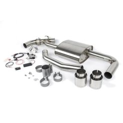 Dinan 17-24 Mini Cooper Clubman/Countryman S (F54/F60) Valved Axleback Exhaust - Polished Tips