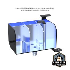 Mishimoto 18+ Jeep JL / 20+ JT (2.0L/3.6L/3.0L) Coolant Expansion Tank - Image 5