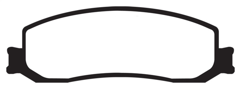 EBC 12 Ford F250 (inc Super Duty) 6.2 (2WD) Yellowstuff Front Brake Pads - Image 2