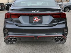 aFe 22-24 Kia Forte GT 1.6L 3in-2.5in 304 Stainless Steel Axle-Back Exhaust w/ Polished Tips - Image 4