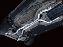 AWE Tuning 2021+ Ford Explorer Tremor 3.0TT 0FG Dual Rear Exit Exhaust w/ Bash Guard - Image 4
