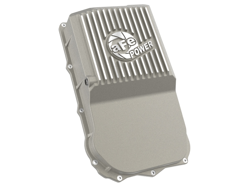 aFe POWER 18-25 Jeep Wrangler (JL) 850RE/8HP70/8HP75 Transmission Pan - Raw w/ Machined Fins - Image 3
