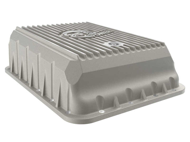 aFe POWER Street Series Transmission Pan Raw w/ Machined Fins RAM 3500 13-24 (AS69RC Transmission) - Image 5