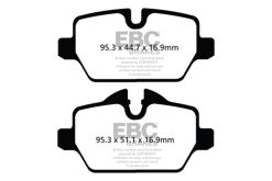Alternative view of EBC 10+ Mini Countryman 1.6 Cooper Greenstuff Rear Brake Pads