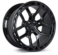 Alternative view of Vossen X Urban Forged UVX - 22x10.5 - ET32 - 5x120 - 72.6 - GB - Gloss Black - Defender Front