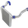 do88 81-98 Volvo 740/940 Turbo (63mm Throttle) BigPack Intercooler Kit w/Red Hoses