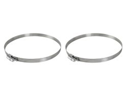 aFe Magnum FORCE Worm Gear Hose Clamps - 4-1/8in to 7in ID (Pair)