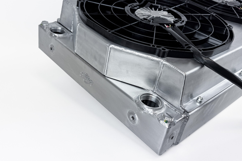 CSF Motorsport Radiator with Shroud - 14in SPAL Brushless Fans - Harnesses - Image 16