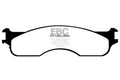 Alternative view of EBC 04 Dodge Ram SRT-10 8.3 Yellowstuff Front Brake Pads