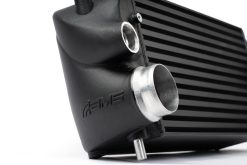 AMS Performance 2015+ Ford F-150 & Raptor 2.7L/3.5L EcoBoost Stock Loc. Intercooler (Black w/ Logo)