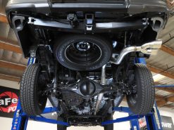 aFe 15-26 Toyota Hilux L4-2.4/2.8L (td) Vulcan Series 3in SS Rear-Side Exit Exhaust w/ Polished Tip - Image 4