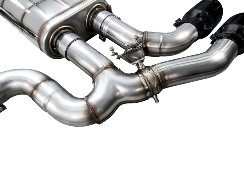 AWE Tuning 20-25 BMW X3 M/M Comp (F97) AWD SwitchPath Axle-Back Exhaust - Diamond Black Tips - Image 7