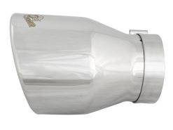 Alternative view of aFe MACH Force-Xp Universal Exhaust Tip 4 IN Inlet x 6 IN Outlet x 9 IN L