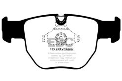Alternative view of EBC 03-05 Land Rover Range Rover 4.4 Yellowstuff Front Brake Pads