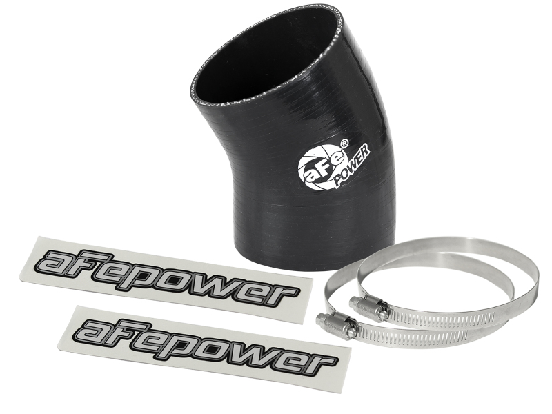 aFe Magnum FORCE Intake Coupling Kit (3 IN ID x 30 Deg.) Elbow Coupler - Black