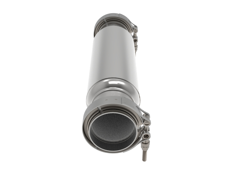 aFe MACH Force-Xp Resonator 3 IN Inlet/Outlet x 4 IN Dia. x 12 IN Body x 16 IN Overall Length - Image 3