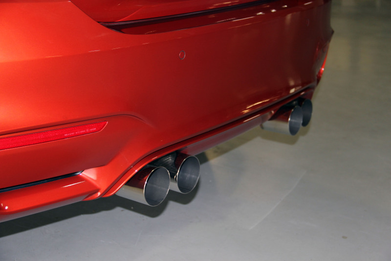 Dinan 15-20 BMW M3/M4 (F80/F82/F83) Free Flow Axleback Exhaust System - Polished Tips - Image 5