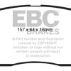 EBC 08-11 Kia Borrego 3.8 Ultimax2 Front Brake Pads