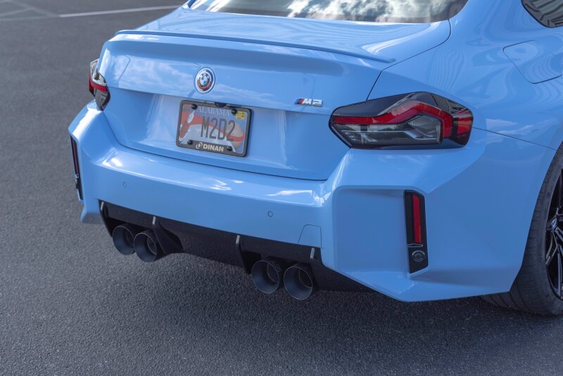 Dinan 23-26 BMW M2 (G87) Valved Axleback Exhaust System - Black Tips - Image 4