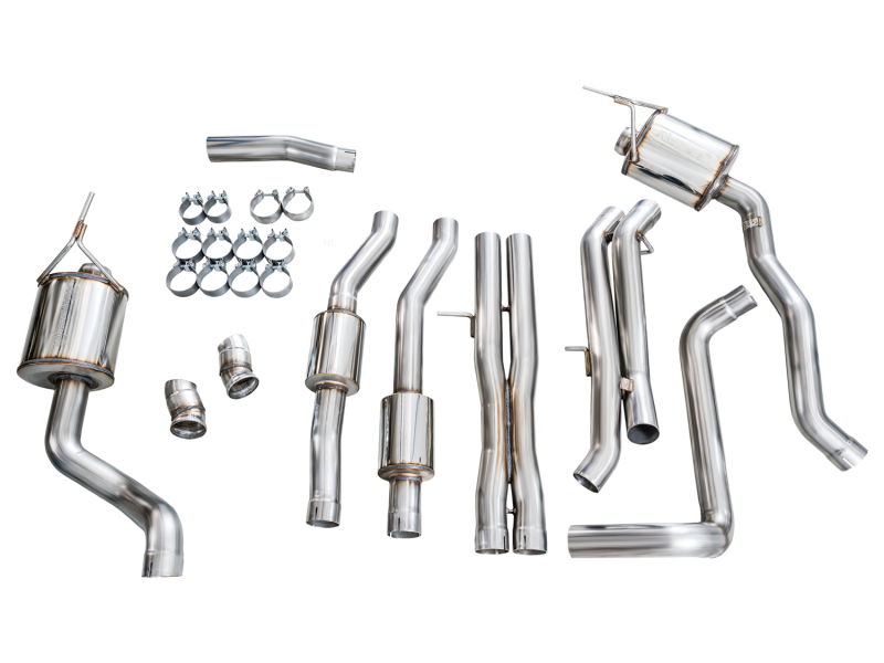 AWE Tuning 2021+ Cadillac Escalade 6.2L ESV 0FG Dual Exit Exhaust System (Reuses OE Tips) - Image 15
