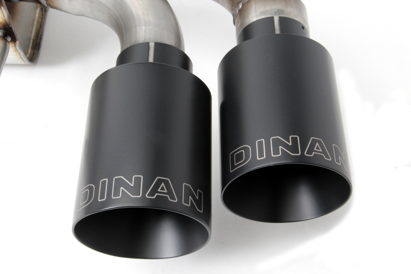 Dinan 18-23 BMW M550i (G30) Free Flow Axleback Exhaust System - Black Tips - Image 3