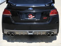 aFe Subaru WRX/STi 15-21 H4-2.0/2.5L Takeda 3in to 2-1/2in Stainless Cat-Back Exhaust Crbn Fiber Tip - Image 5
