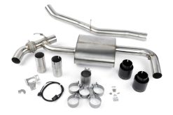 Dinan 16-23 BMW X1/X2 xDrive28i (F48/F39) Valved Axleback Exhaust System - Black Tips