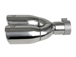 Alternative view of aFe MACH Force-Xp Universal Exhaust Tip 2-1/2 IN Inlet x 3-1/2 IN Outlet X 12 IN L