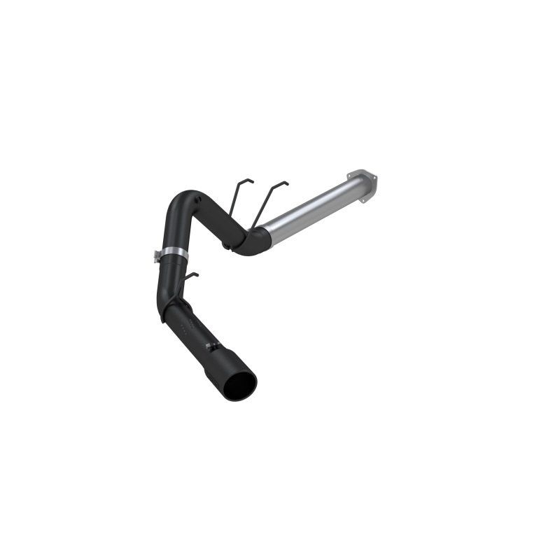 MBRP 17-19 Ford F-250/350/450 6.7L 4in Filter Back Single Tip Black Coated Exhaust - Image 2