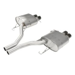 Dinan 11-16 BMW 550i (F10) Free Flow Axleback Exhaust System - Black Tips - Image 3