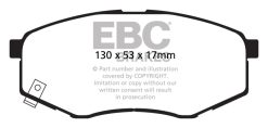 Alternative view of EBC 10-15 Hyundai Tucson 2.0 FWD Yellowstuff Front Brake Pads