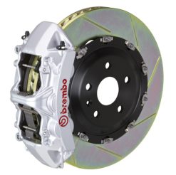 Brembo 15-18 M3 Excl CC Brake Fr GT BBK 6Pis Cast 365x34 2pc Rotor Slotted Type1-Silver