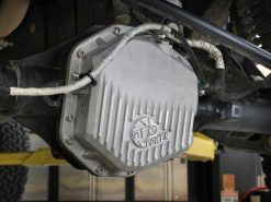 aFe 22-25 Ford Bronco Raptor V6 Rear Diff Cover - Raw w/ Machined Fins - Image 7