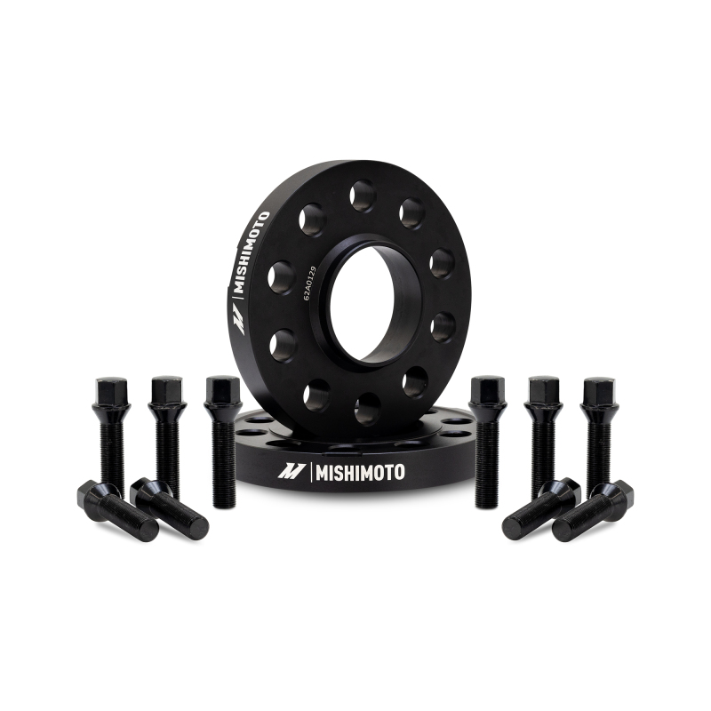 Mishimoto Wheel Spacers - 5x112 - 66.5 - 15 - M14 - Black - Image 2
