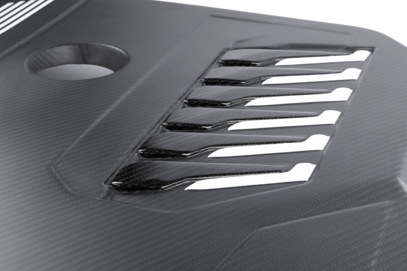 Dinan 19-26 BMW B58D (G01/G02/G20/G22/G23/G26/G42) Matte Carbon Fiber Engine Cover w/Gloss Accents - Image 7