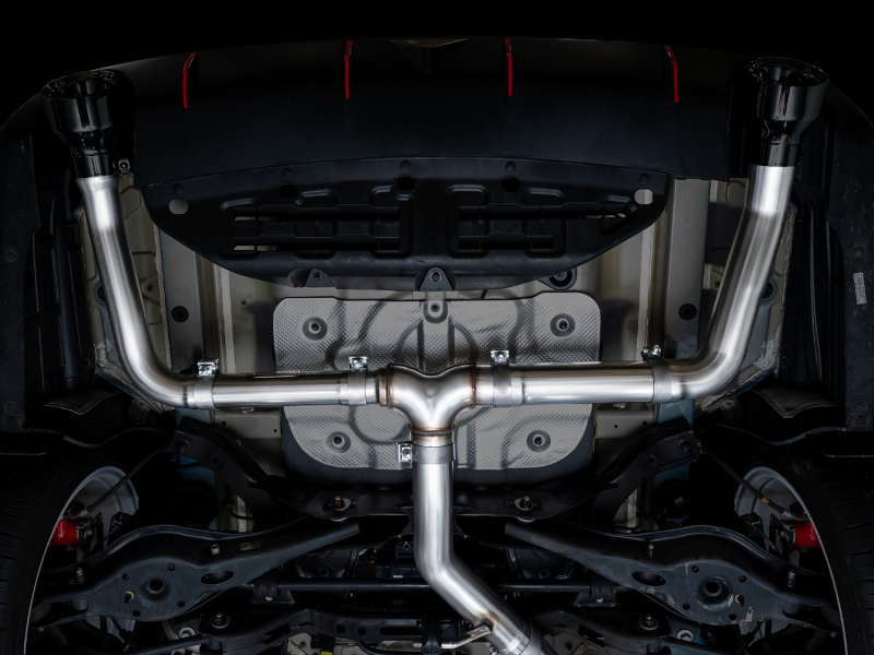 AWE Tuning 22-26 Hyundai Elantra N Track Edition Cat-Back Exhaust - Diamond Black Tips - Image 2