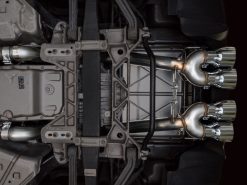 AWE Tuning 09-13 Chevrolet Corvette 6.2L Track Edition Axle-Back Exhaust w/ Chrome Silver Tips - Image 10