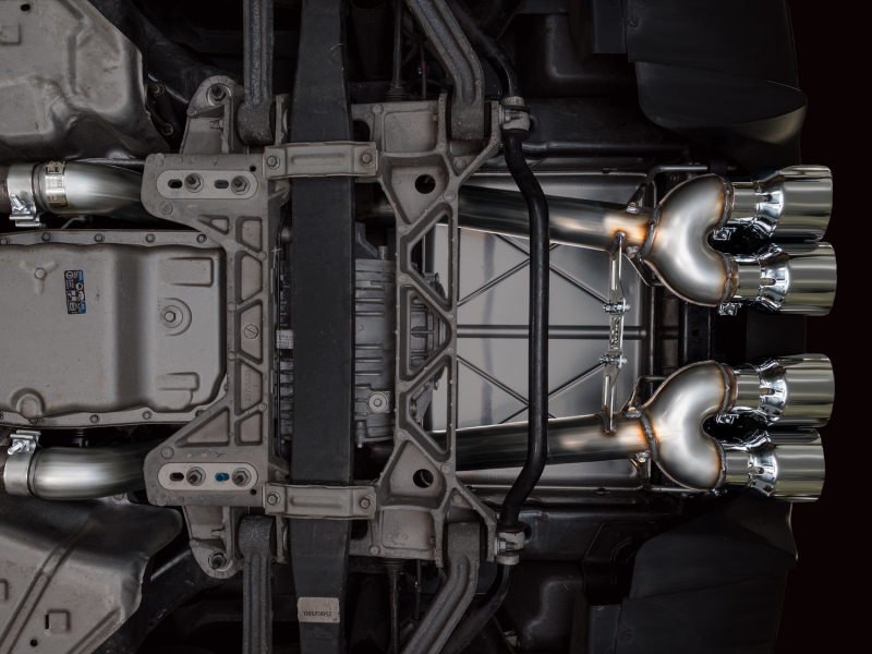 AWE Tuning 05-07 C6 Chevrolet Corvette 6.0L Track Edition Axle-Back Exhaust w/ Chrome Silver Tips - Image 10