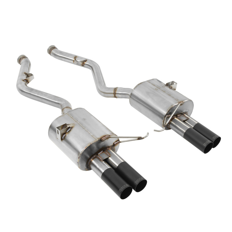 Dinan 08-13 BMW M3 (E92/E93) Free Flow Axleback Exhaust System - Black Tips - Image 2