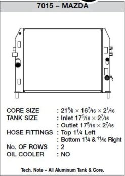 CSF 06-12 Mazda Miata Radiator - Image 4