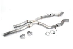 Dinan 15-20 BMW M3/M4 (F80/F82) High Flow X-Pipe - 2.75in - Stainless Steel