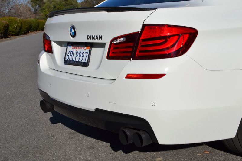 Dinan 11-16 BMW 550i (F10) Free Flow Axleback Exhaust System - Black Tips - Image 8