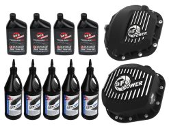 aFe Power Front/Rear Diff Cover Kit w/ Oil 99-16 Ford F-250/F-350 V8 (Dana 60/Super 60 & Sterling)