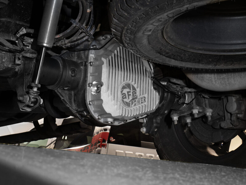 aFe POWER Street Series Rear Diff Cover Raw w/ Machined Fins Ford F-250/350 23-26 (Sterling 11.6) - Image 7