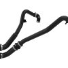 aFe BladeRunner 2in to 2-1/2in Aluminum Hot Charge Pipe Black Ford F-150 24-26 V6-2.7L (tt)