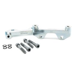 Alternative view of Alcon 2007+ Jeep JK-JL 330x22mm Rotors 4-Piston Calipers Rear Brake Kit (Includes Brake Lines) - Red