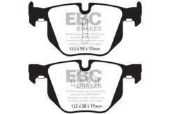 Alternative view of EBC 10-14 BMW X5 3.0 Turbo (35) Yellowstuff Rear Brake Pads